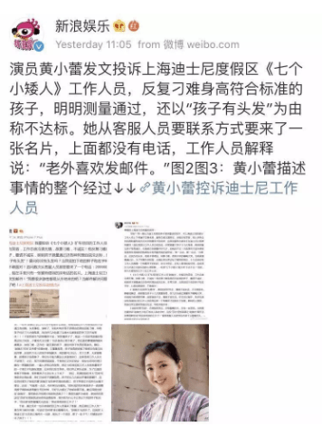 演员黄小蕾现任老公是谁？ 黄小蕾为什么被迪士尼终身禁入