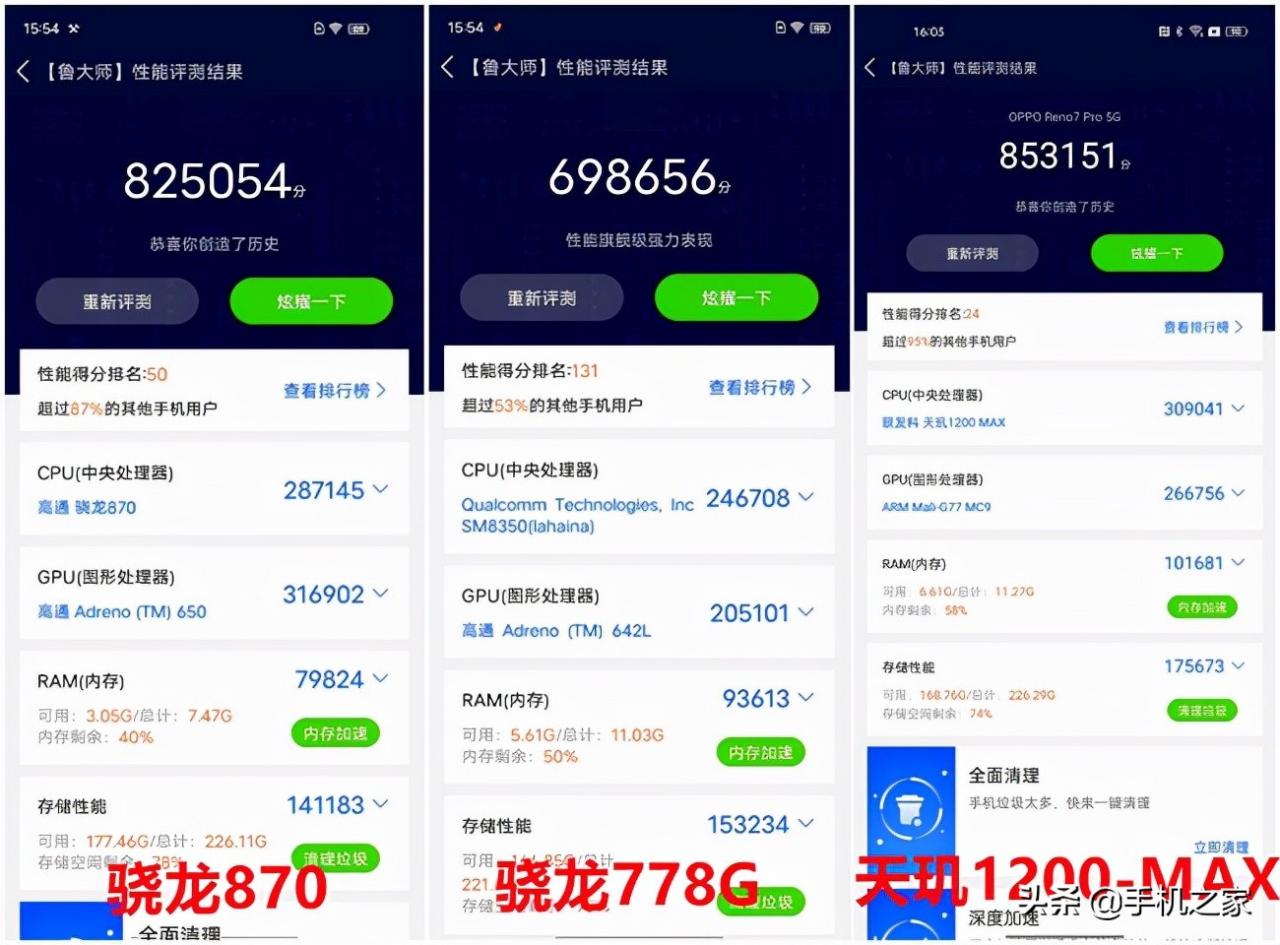 骁龙778g和骁龙870对比(手机处理器十大排名)