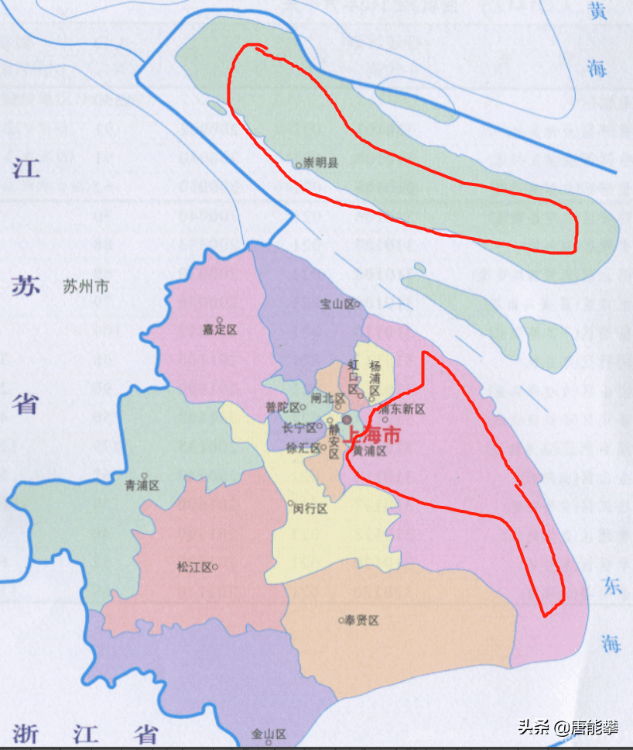 浦东有哪几个区（浦东新区24个镇划分图）