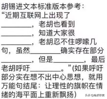 胡锡进是什么人什么职务（胡锡进到底代表个人还是官方）