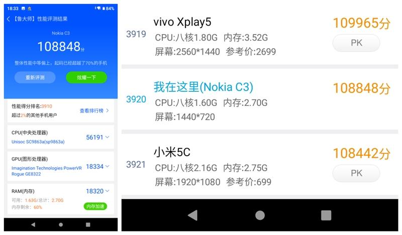 诺基亚NOKIAC3(诺基亚nokia7plus参数)