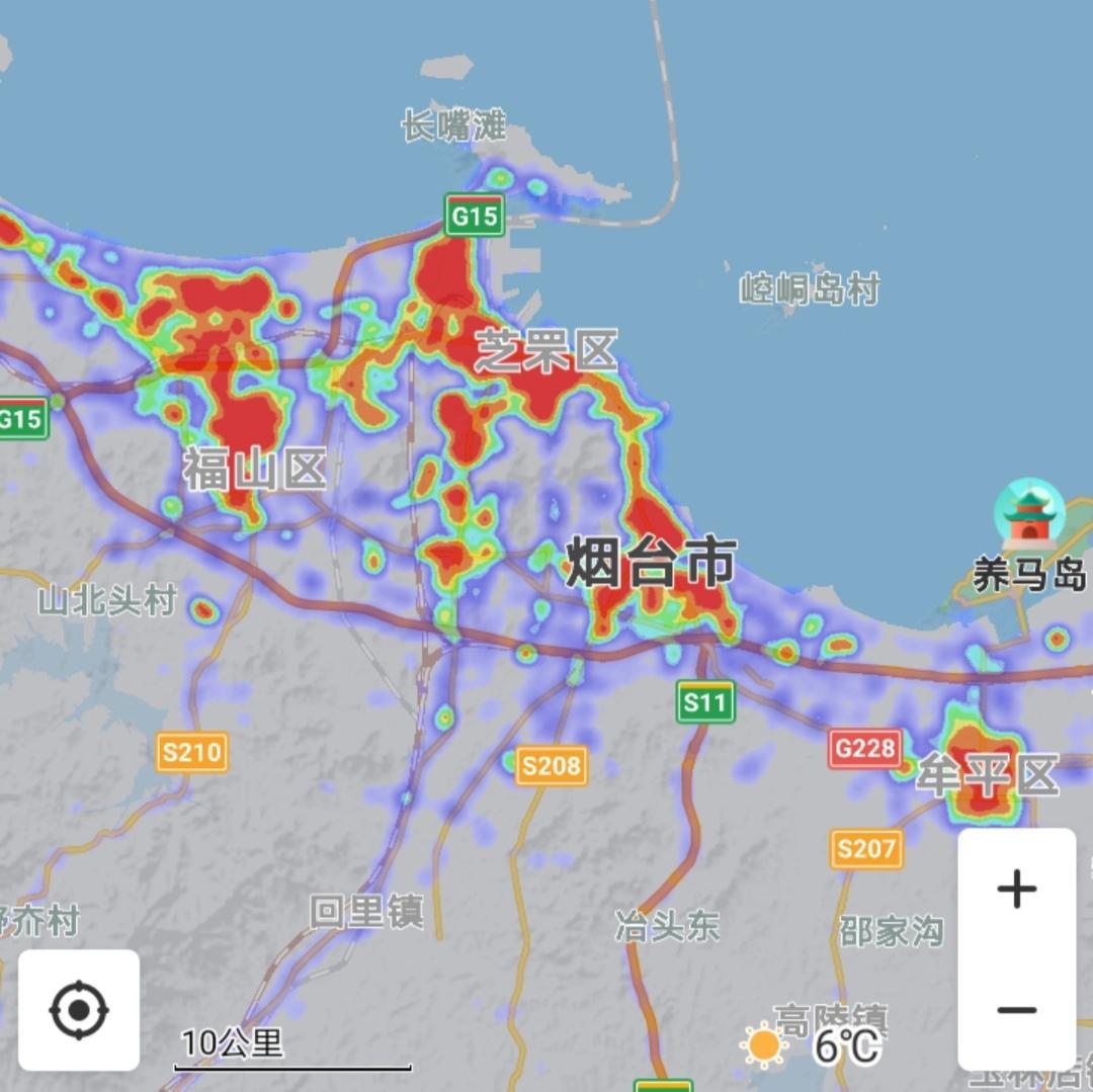 中国最开放的城市排名（沿海开放城市热力图比较）