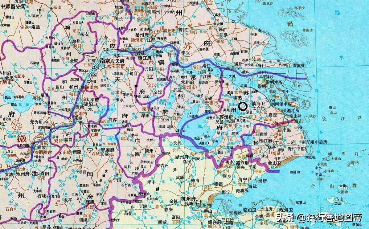 苏州是哪个省的（苏州在哪里哪个省中国地图）