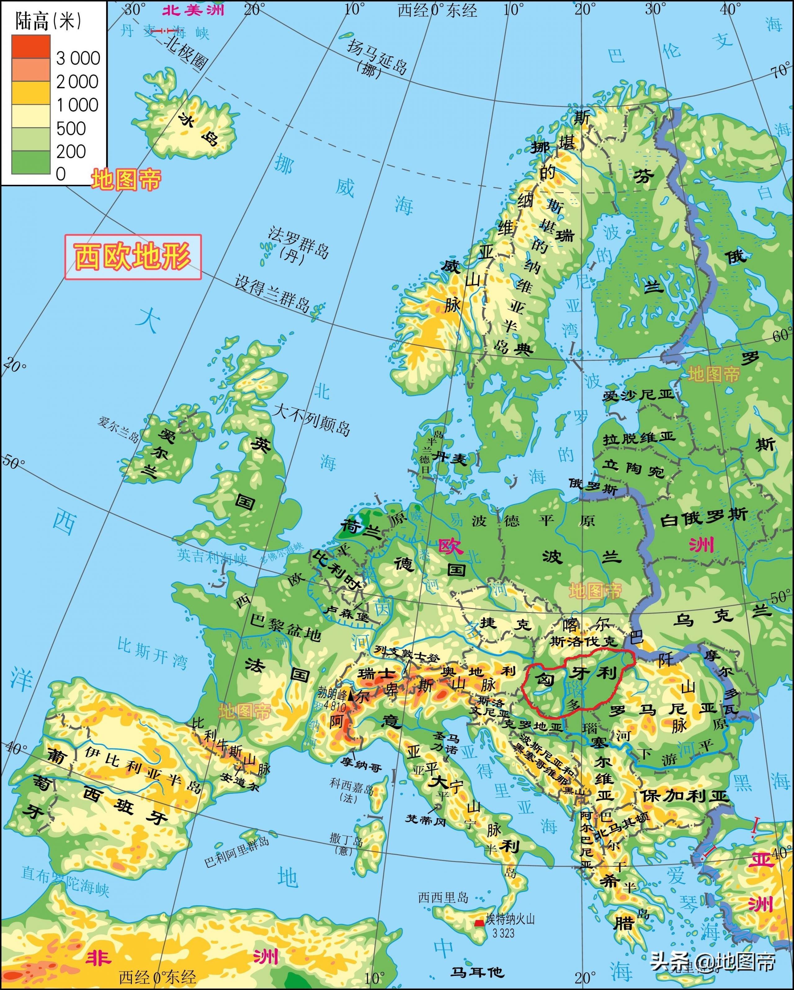 匈牙利人口及面积欧洲地图（匈牙利什么时候脱离苏联）