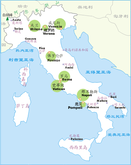 意大利在哪个洲地图（意大利在世界地图上的位置）