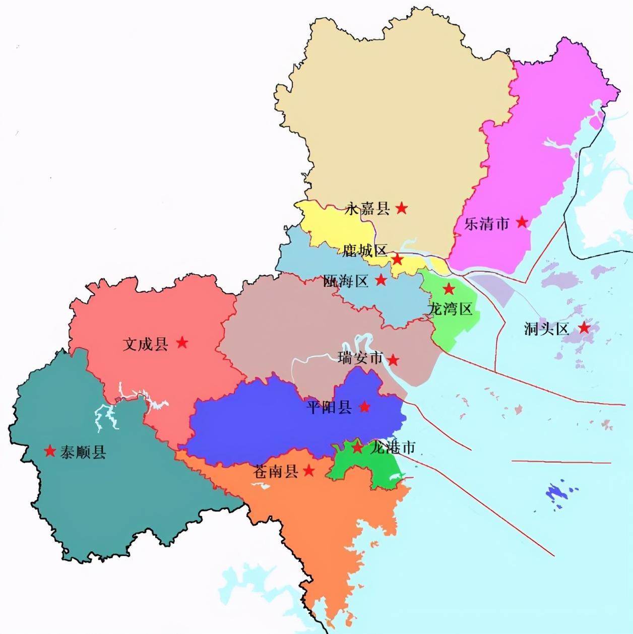 温州市人口2022总人数口（温州市人口分布图一览）