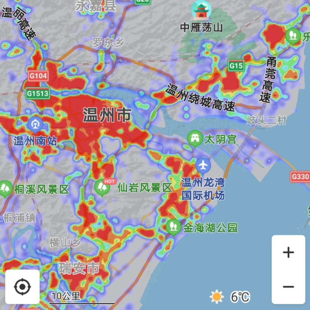 中国最开放的城市排名（沿海开放城市热力图比较）