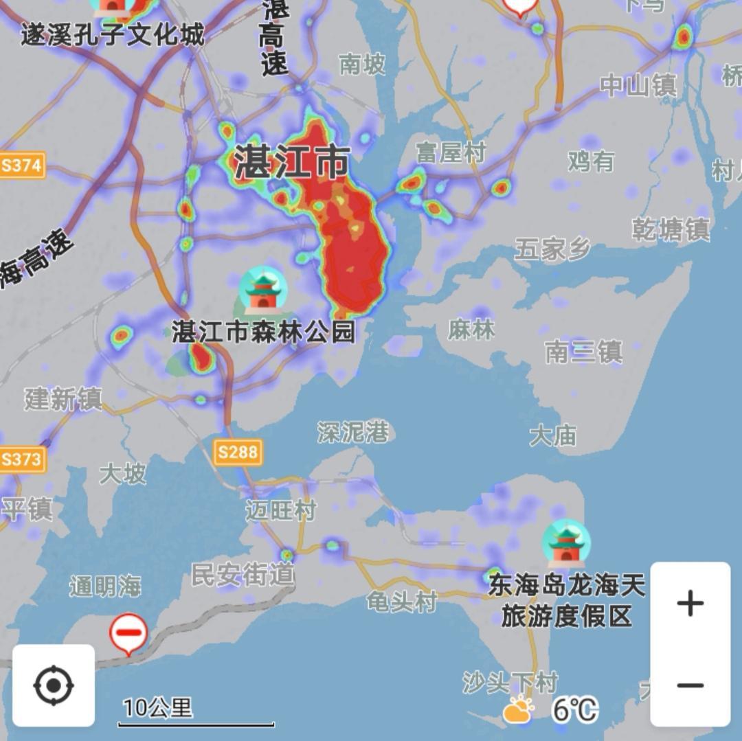 中国最开放的城市排名（沿海开放城市热力图比较）