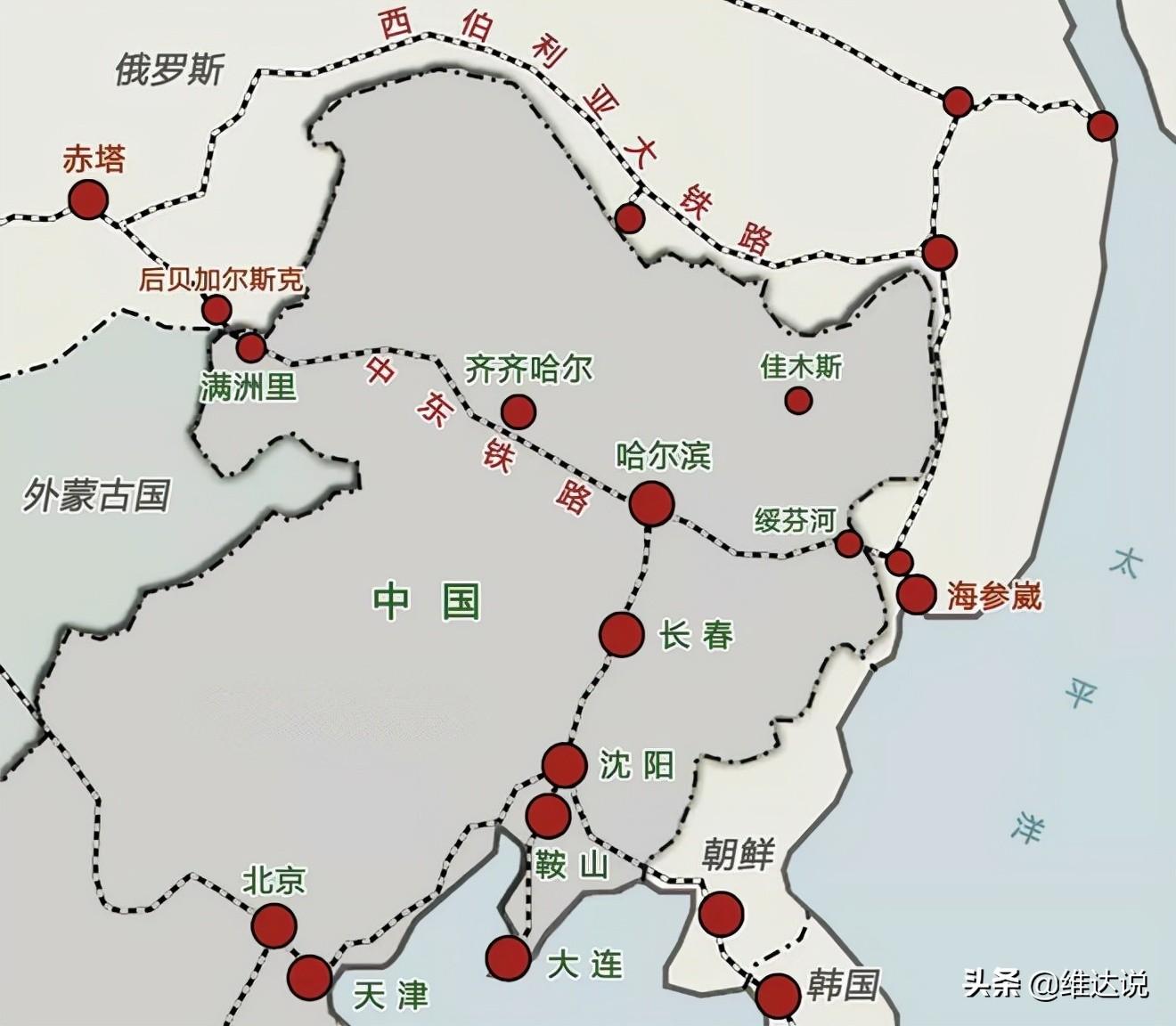 西伯利亚大铁路的起点和终点(西伯利亚铁路路线图)