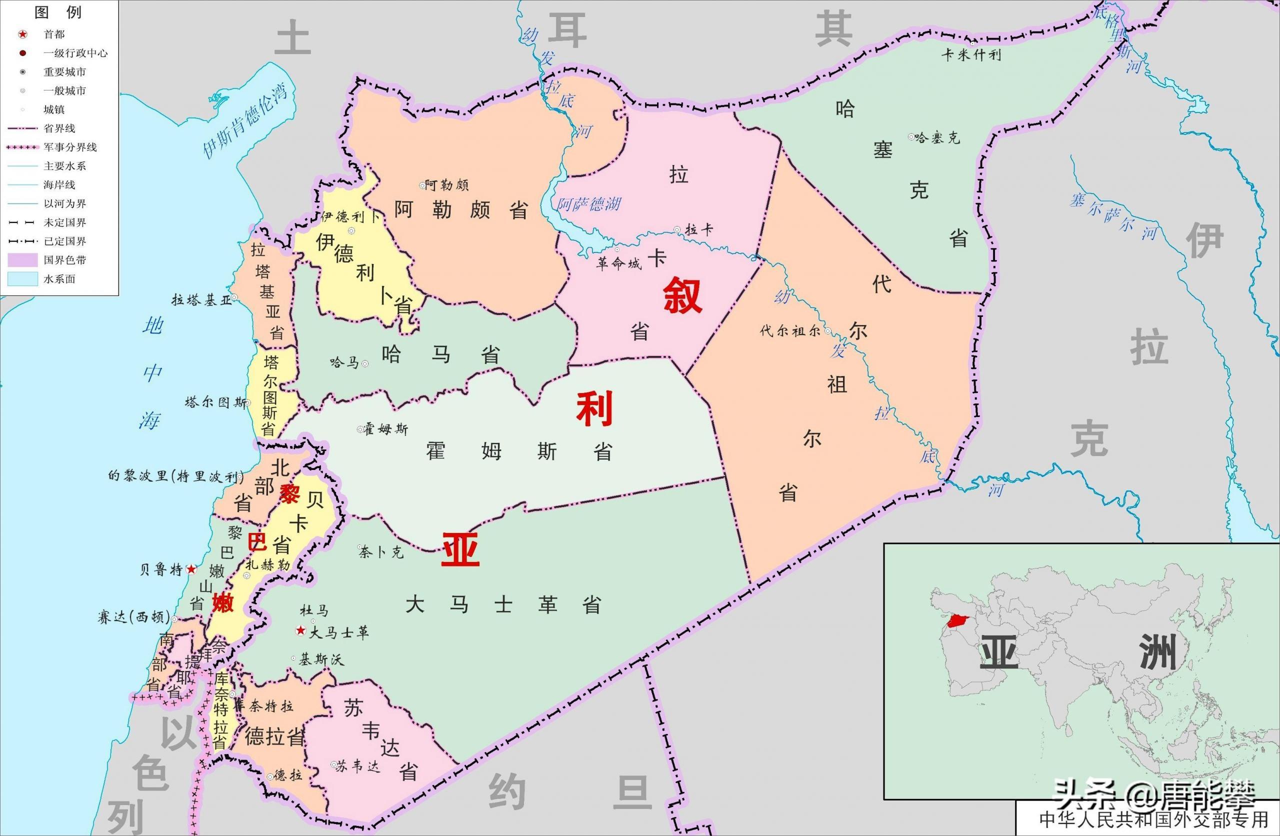 叙利亚面积多少平方公里（叙利亚面积相当于中国哪个省）